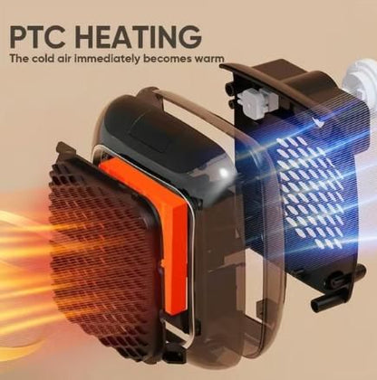 Portable Turbine Heater Wall-Mounted Electric Convector Heater